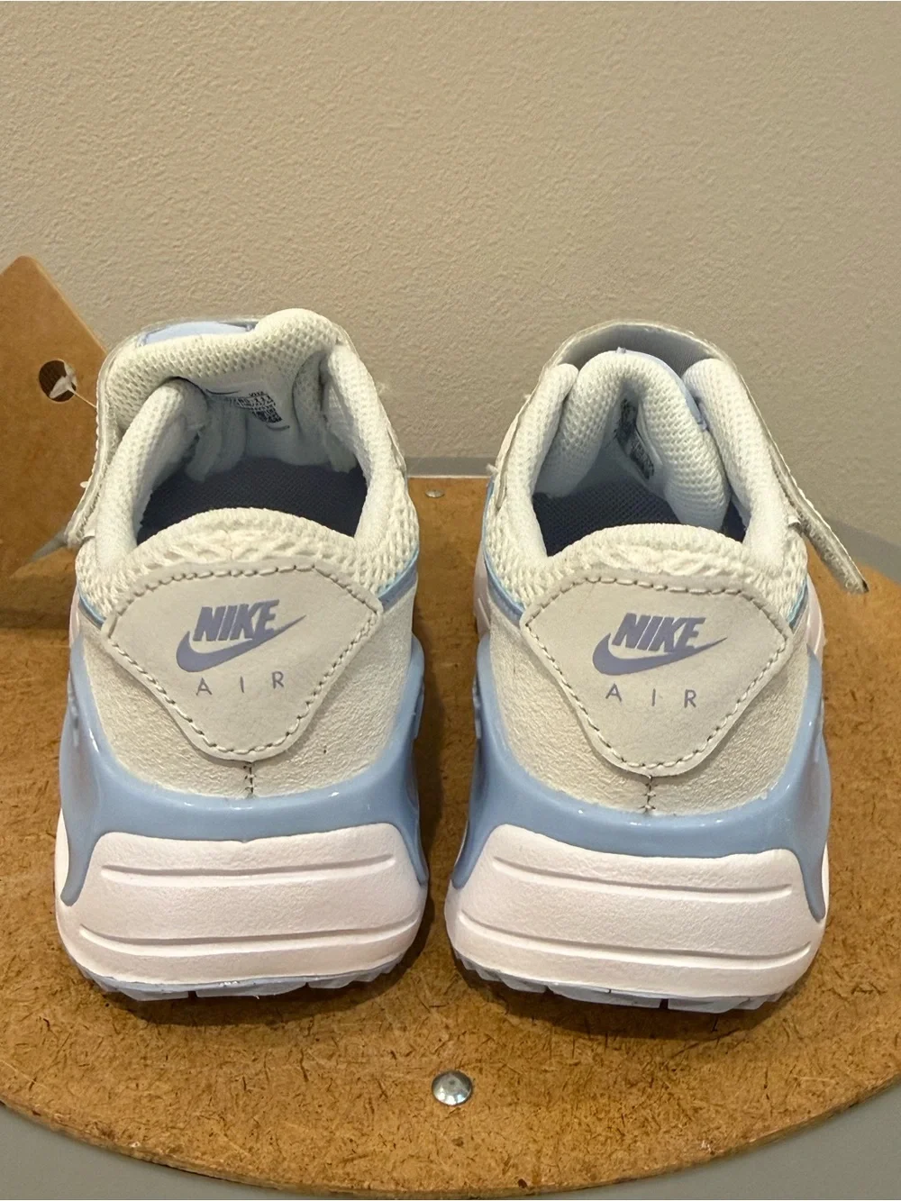 Nike Kids' Air Max SYSTM summit white/cobalt bliss size 13